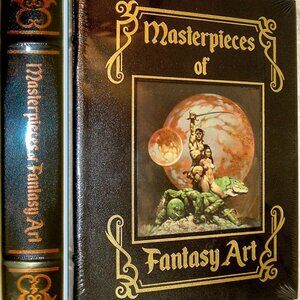 Masterpieces Of Fantasy Art works by Bell, Frazetta, Vallejo + More Easton Press